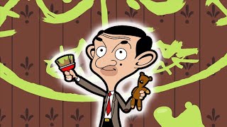 Painter Bean  Mr Bean Animated Season 2  Funny Clips  Mr Bean [upl. by Maro649]