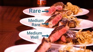 How to cook the perfect steak for every temperature [upl. by Sivrup]