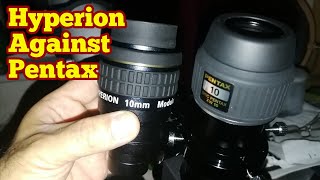 Comparing Baader Hyperion 10mm Against Pentax XW 10mm [upl. by Ciri765]