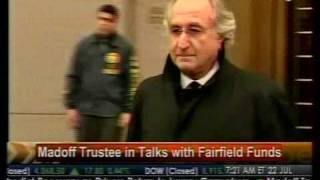 Madoff Trustee In Talks With Fairfield Funds  Bloomberg [upl. by Ecnedac719]