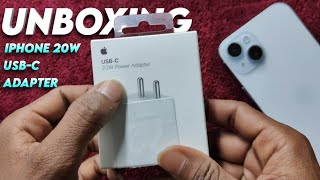 iPhone 20w USB type C Charger Unboxing in telugu  Prasadtechspot [upl. by Inwat]