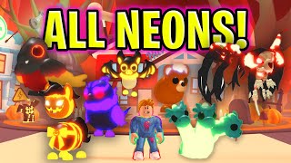 EVERY HALLOWEEN NEON in 24 HOURS [upl. by Nalro]