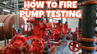 How to diesel fire pump testing weekly fire pump test  fire fighting control panelfirefighting [upl. by Marx423]