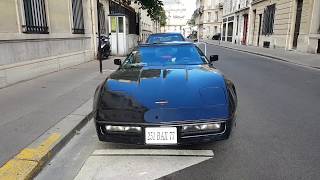 Chevrolet Corvette C4 in Paris France [upl. by Oludoet]