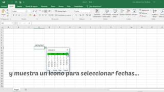 xlsCal Calendario desplegable para Excel [upl. by Borman]