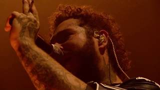 Post Malone  quotCirclesquot Live on the Runaway Tour [upl. by Mommy]