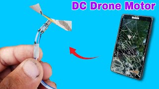 How to Get Coreless Motor From old Mobile  how to make dc drone motor  smallest DC motor [upl. by Cirle]