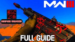 HOW TO UNLOCK DECIPHER CAMO GLOWING Full Guide  MW3 [upl. by Aed28]