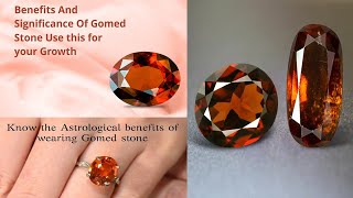 Discover the Magic of Gomed Gemstone Beauty History and Care Tips [upl. by Barling633]