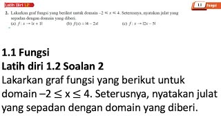 Latih diri 12 Soalan 2  11 Fungsi  Bab 1 Fungsi Matematik Tambahan Tingkatan 4  Add Maths F4 [upl. by Eenej]