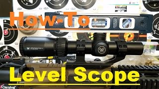 How to Level a scope [upl. by Arrek708]