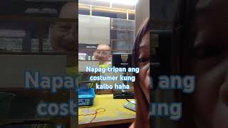 Haha napagtripan ang costumer kung kalbo [upl. by Ailimaj158]