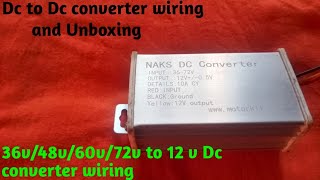 Dc to Dc Converter  Convert 36v  48v  72  to 12 v  Dc converter [upl. by Trammel]