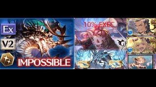 GBF Super Ultimate Bahamut Water Magna RB 10 Exec with AA Grid FeatHaaselia FLBYngwieShalem [upl. by Huberty105]