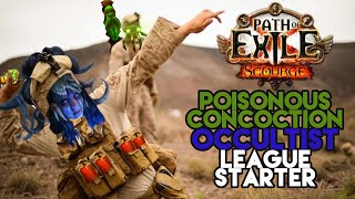 PoE 316  Poisonous Concoction Occultist League Starter [upl. by Darreg]