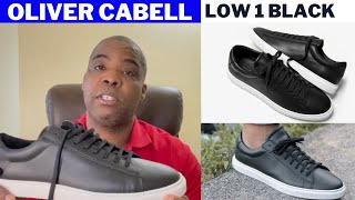 Unboxing OLIVER CABELL Low 1 Black  Common Project or Oliver Cabell Best Minimalist Leather Sneaker [upl. by Giddings]