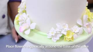 How To Make a Daffodil Cake  Fast amp Fabulous  Global Sugar Art [upl. by Lairea648]