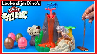 Play Doh Dino Crew Lava Bone Island uitpakken  Family Toys Collector [upl. by Natalya]