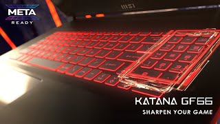 Katana GF66 12UX – Sharpen Your Game  MSI [upl. by Alyled]