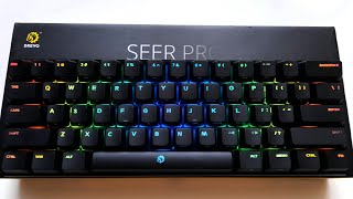 Unboxing DREVO SEER PRO mini 61 key with blue switches ASMR [upl. by Croydon]