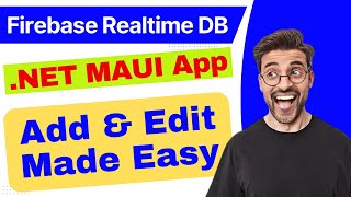 how to implement add amp edit in NET MAUI with Firebase db [upl. by Hurwit]