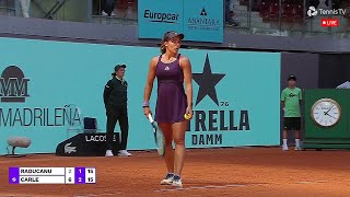 Mutua Madrid Open 2024  Emma Raducanu vs Maria Carle  Tennis Highlights 🔴 [upl. by Niletac]