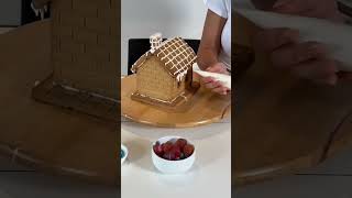 Make a Gingerbread house with me🎄✨ christmas gingerbreadhouse food diy teen [upl. by Krause]