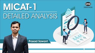 MICAT 1 2023 Analysis  Exam Pattern Difficult Level amp MICAT 2023 Expected Cutoff  Prasad Sawant [upl. by Teodoro]