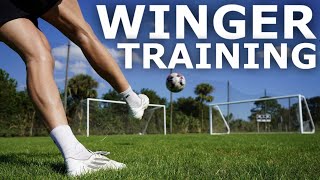 Full Individual Winger Training Session  The Off Season Training Series [upl. by Edlin]