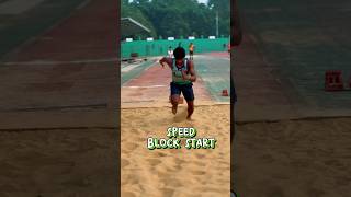 Speed Block start  Sprint block start  technically perfect sprint trending shorts [upl. by Cressy]