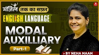 Modal Auxiliaries  English Grammar for SSC CGL CPO CHSL MTS  SBIIBPS POClerk  Neha Maam [upl. by Roane]