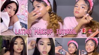 Latina Makeup tutorial 💄🎀🧸 [upl. by Zelde]