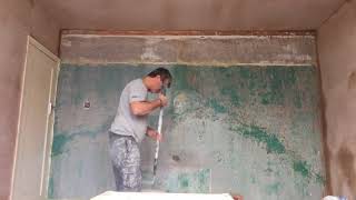 How to PVA a wall before Plastering [upl. by Airod]