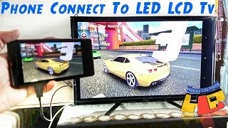 how to connect HDMI MHL cable phone to tv [upl. by Nylacaj357]