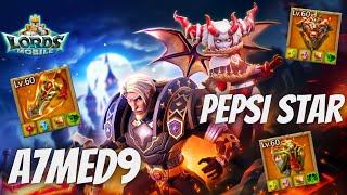 Lords Mobile  2 Emperor Clash at Wonder Wars A7med9 vs K Pepsi Star [upl. by Semadar]