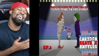 Pennywise VS The Joker  Cartoon Beatbox Battles  REACTION [upl. by Sanfourd]