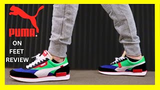 PUMA Future Rider Play On Mens ON FEET Sneaker Review [upl. by Woodcock104]