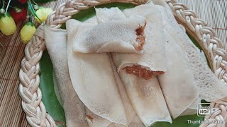 Patishapta Recipe Bengali Patishapta Bangladeshi patisapta pitha Recipe [upl. by Ellenrahs251]