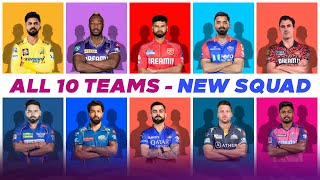 IPL 2025  All 10 Teams New Squad After IPL Auction  Mega Auction News  MY Cricket Production [upl. by Clemens]