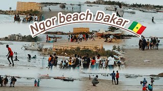 Ngor beachplague de Ngor Dakar [upl. by Egdirdle]