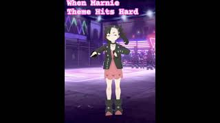 when marnie theme hits hard 💕💘💝 pokemon pokemonmarnie pokemongen8 pokemonswordshield marnie [upl. by Samau407]