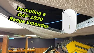 Installing a Wireless Range Extender  BONUS terminating CAT 5E [upl. by Obel]