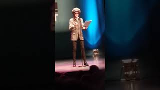 John Cooper Clarke Llandudno 27th March 24 50th anniversary intro [upl. by Ahsin260]