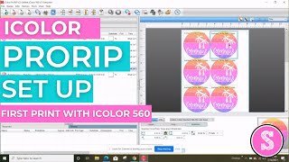 🔥How to Setup iColor ProRip for First Print on Uninet iColor 560 Beginners [upl. by Eimarej246]