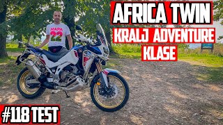 Test Motora Honda Africa Twin CRF 1100L Adventure Sports ES DCT 2022  First Ride  Review Eng [upl. by Pomeroy410]