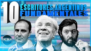 Los 10 mejores ESCRITORES ARGENTINOS Autores fundamentales 🇦🇷⭐📚 [upl. by Artim]