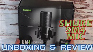 Shure SM4 Microphone REVIEW [upl. by Narayan411]