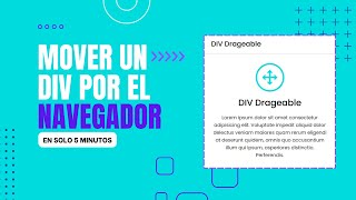 Drag and Drop arrastra y suelta solo con HTML CSS amp Javascript [upl. by Yesnyl]