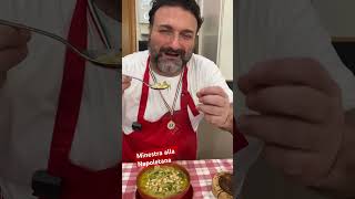 Minestra di scarola e fagioli alla Napoletana ricetta chef napoli foodlover cucinaitaliana [upl. by Garvey]