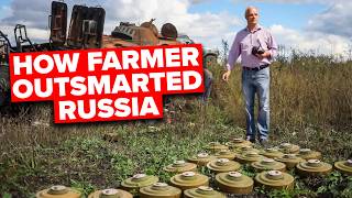 Ukrainian Farmer Finds BIZZARE Way to Get Rid Of Russian Mines [upl. by Lovering]